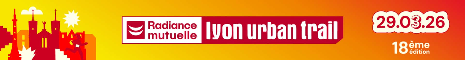 Radiance Mutuelle Lyon Urban Trail banner ambilight